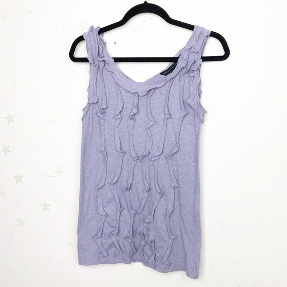 MARC by Marc Jacobs lavender ruffle front top - Picture 8 of 8